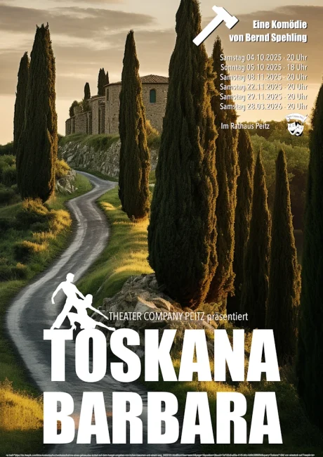 Bild: Plakat Toskana Barbara TCP